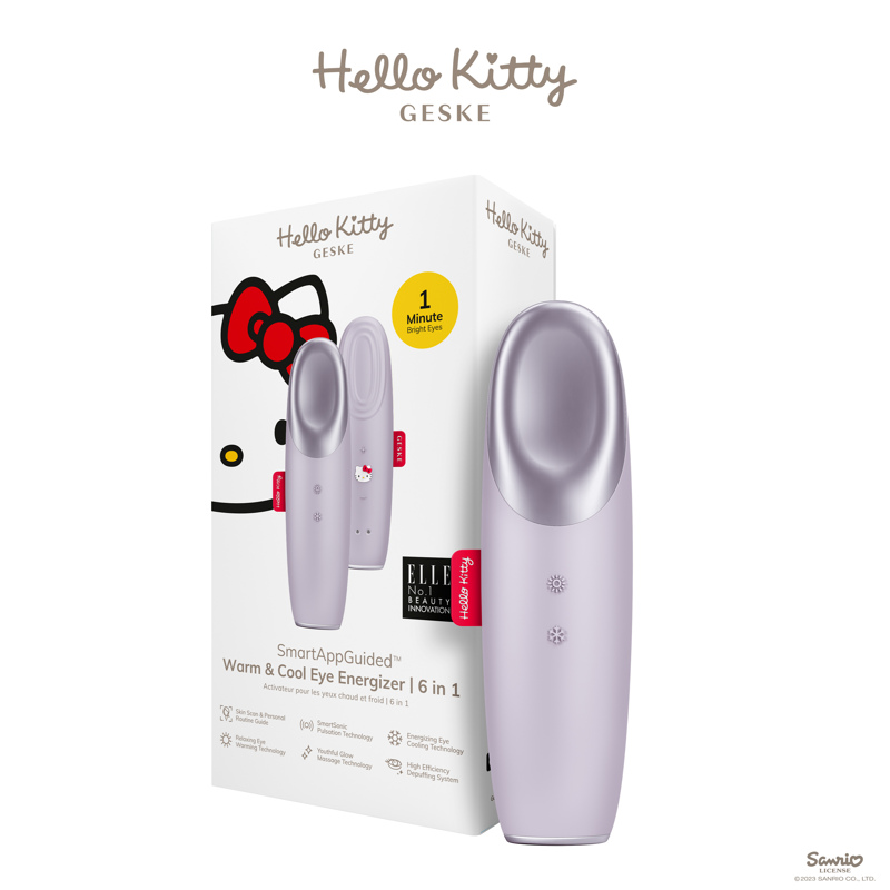 Энерджайзер для глаз GESKE Warm&Cool Eye Energizer 6в1 by Hello Kitty purple