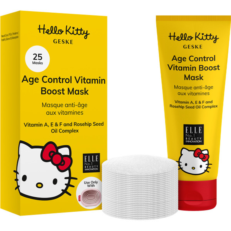 Антивозрастная маска с витаминным комплексом GESKE Age Control Vitamin Boost Mask by Hello Kitty Oval