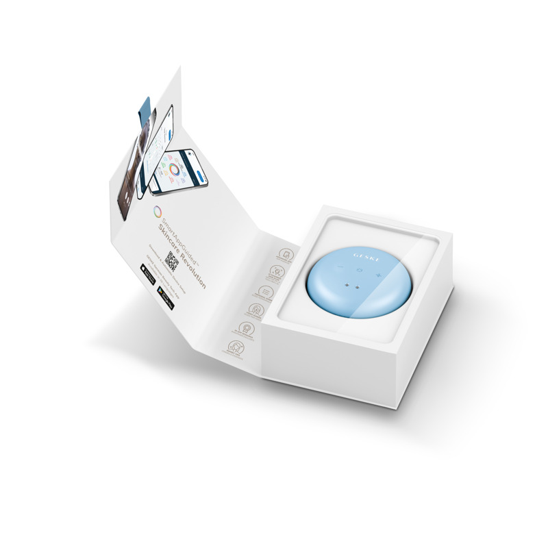 Массажер для лица и тела GESKE Sonic Cool&Warm Face and Body Massager 9в1 aquamarine