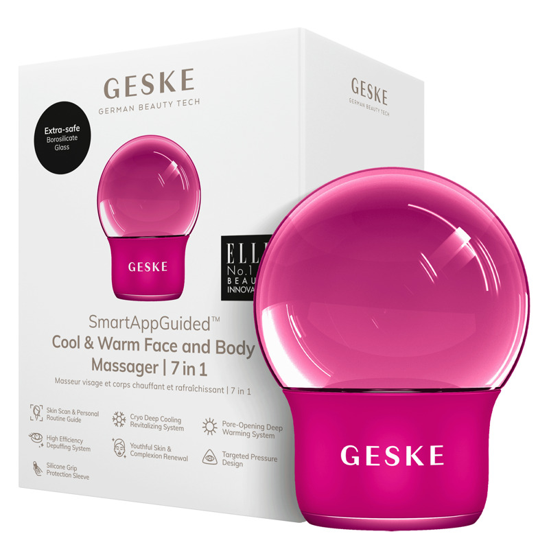 Массажер для лица и тела GESKE Cool&Warm Face and Body Massager 7в1 magenta