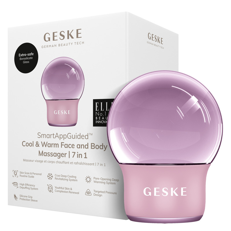 Массажер для лица и тела GESKE Cool&Warm Face and Body Massager 7в1 pink