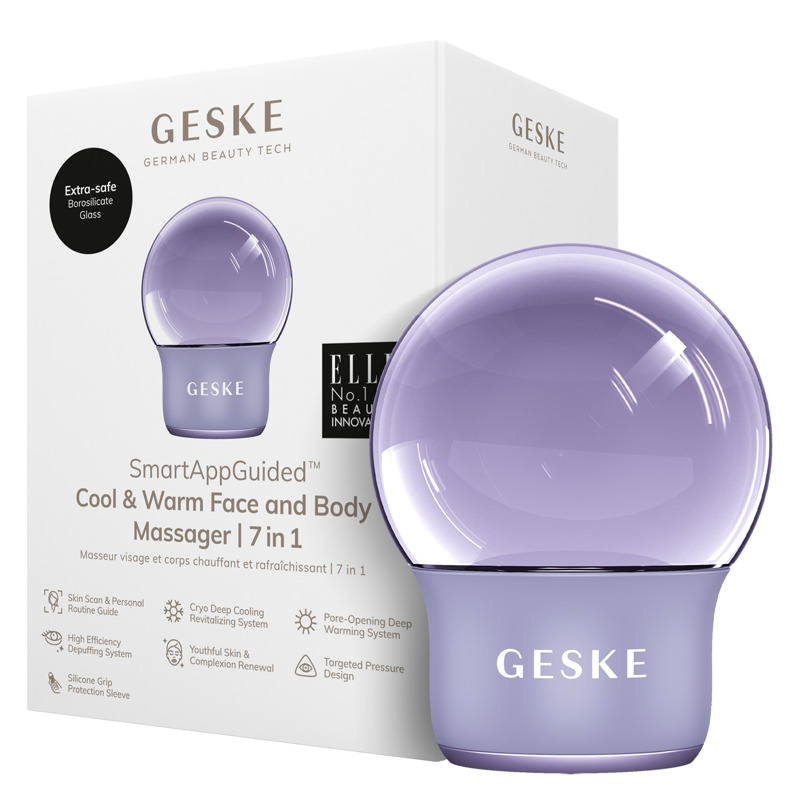 Массажер для лица и тела GESKE Cool&Warm Face and Body Massager 7в1 purple