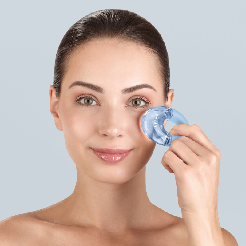 Массажер для глаз GESKE Cool&Warm Eye Massager 7в1 aquamarine