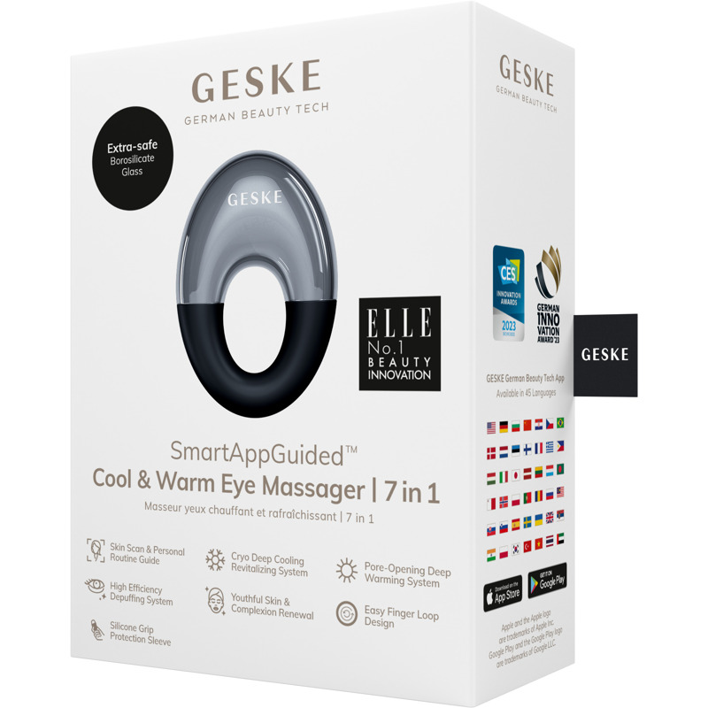 Массажер для глаз GESKE Cool&Warm Eye Massager 7в1 black