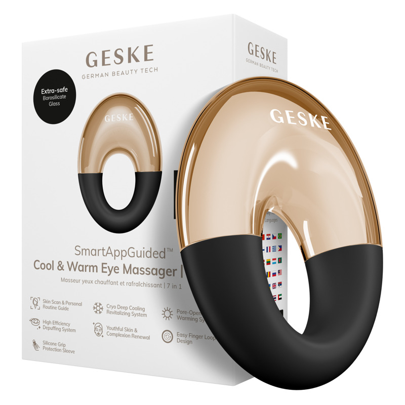 Массажер для глаз GESKE Cool&Warm Eye Massager 7в1 gray