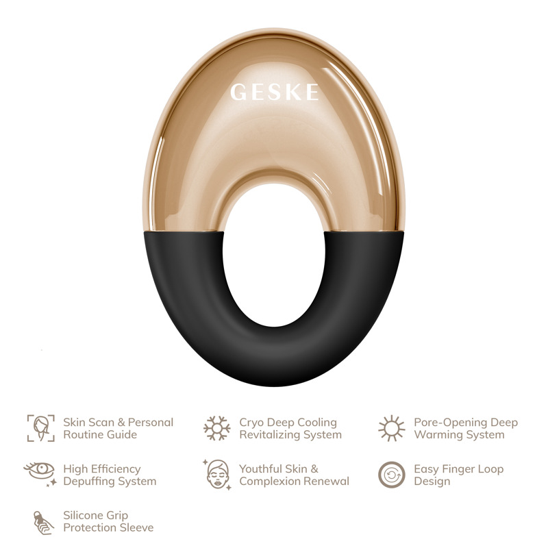 Массажер для глаз GESKE Cool&Warm Eye Massager 7в1 gray