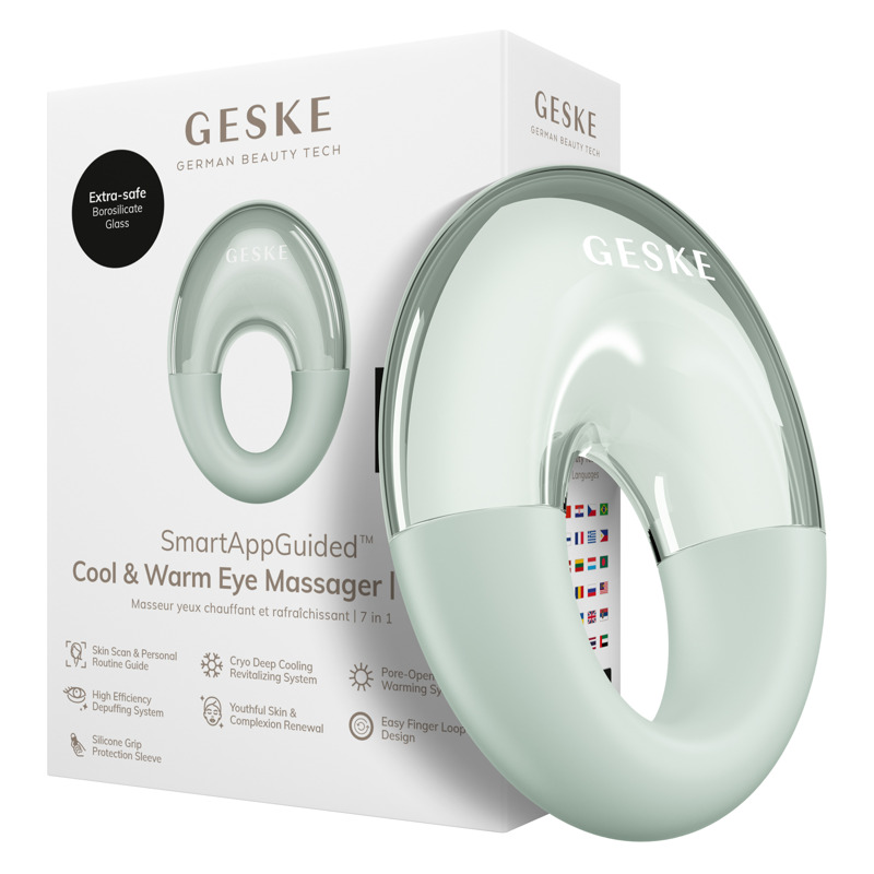 Массажер для глаз GESKE Cool&Warm Eye Massager 7в1 green