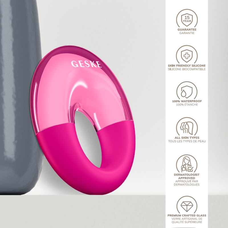 Массажер для глаз GESKE Cool&Warm Eye Massager 7в1 magenta