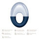 Массажер для глаз GESKE Cool&Warm Eye Massager 7в1 midnight