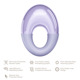 Массажер для глаз GESKE Cool&Warm Eye Massager 7в1 purple