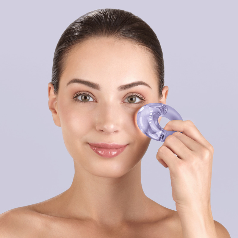Массажер для глаз GESKE Cool&Warm Eye Massager 7в1 purple