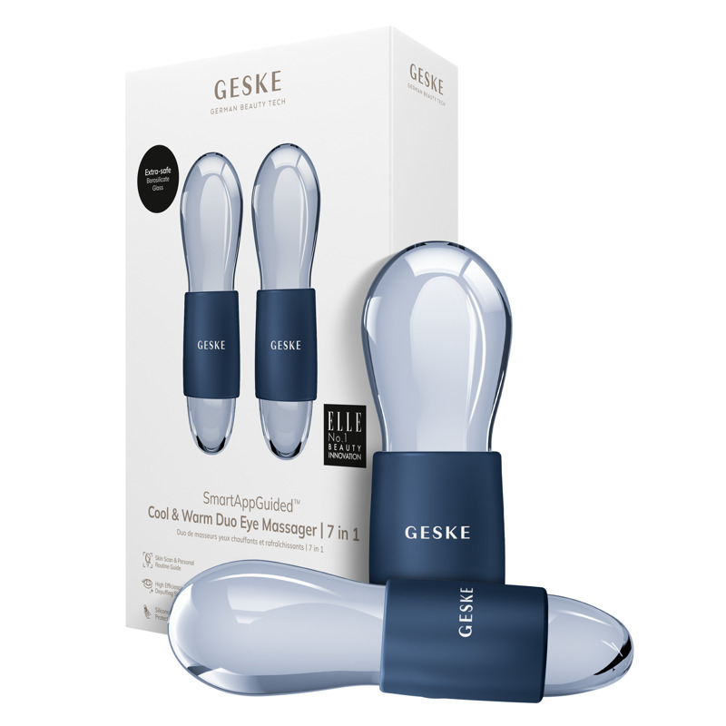 Двойной массажер для глаз GESKE Cool&Warm Duo Eye Massager 7в1 midnight