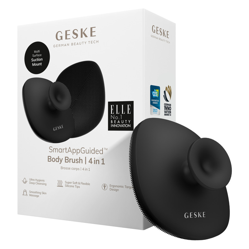 Щітка для тіла GESKE Body Brush metal 4в1 gray