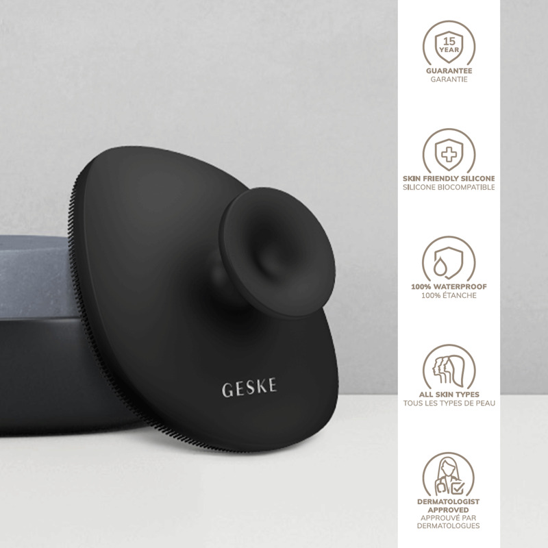 Щітка для тіла GESKE Body Brush metal 4в1 gray