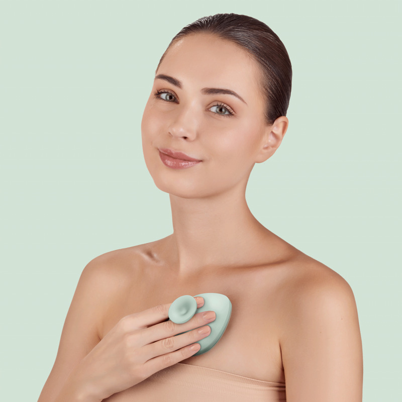 Щітка для тіла GESKE Body Brush metal 4в1 green