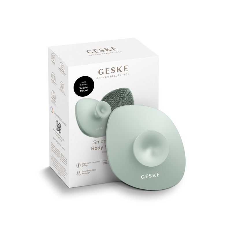 Щітка для тіла GESKE Body Brush metal 4в1 green