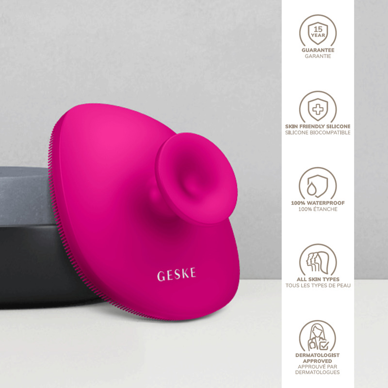 Щітка для тіла GESKE Body Brush 4в1 magenta
