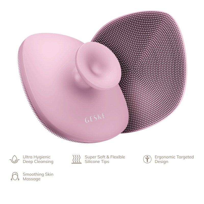 Щітка для тіла GESKE Body Brush metal 4в1 pink