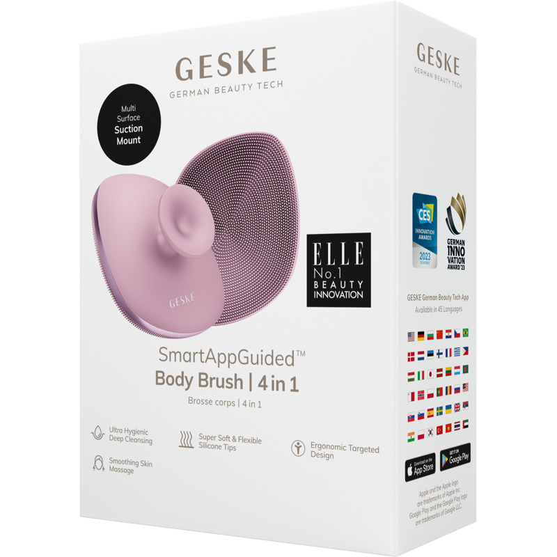Щітка для тіла GESKE Body Brush 4в1 pink