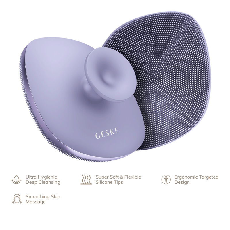 Щітка для тіла GESKE Body Brush metal 4в1 purple