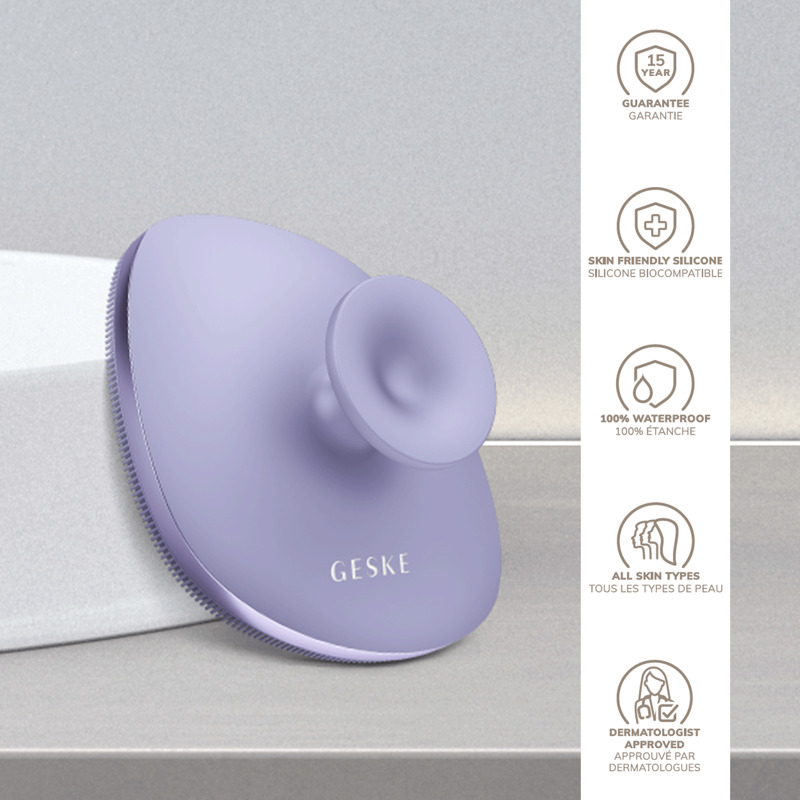 Щітка для тіла GESKE Body Brush metal 4в1 purple