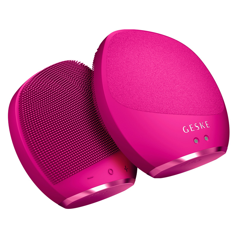 Ультразвукова щітка для тіла та інтенсивний пілінг GESKE Sonic Body Brush&Intensive Exfoliator 7в1 magenta Ультразвукова щітка для тіла та інтенсивний пілінг GESKE Sonic Body Brush&Intensive Exfoliator 7в1 magenta