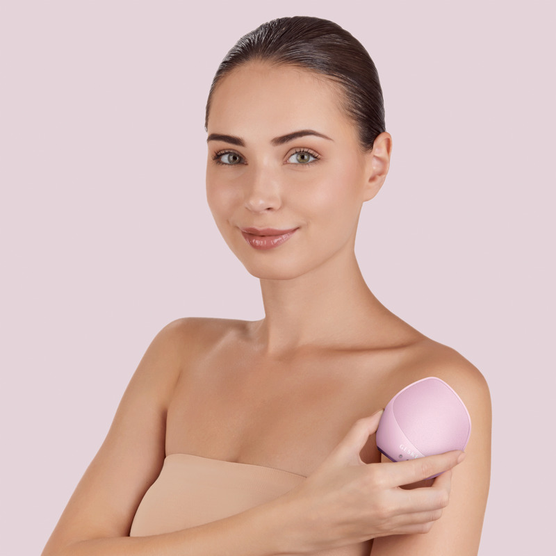 Ультразвукова щітка для тіла та інтенсивний пілінг GESKE Sonic Body Brush&Intensive Exfoliator 7в1 pink