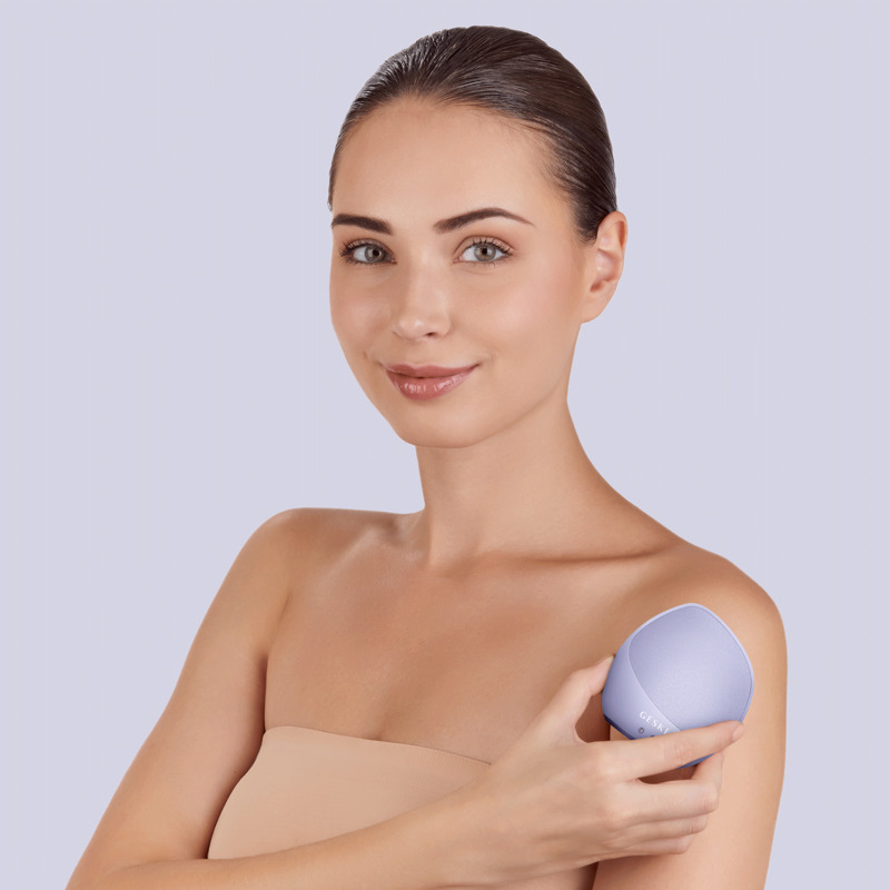 Ультразвукова щітка для тіла та інтенсивний пілінг GESKE Sonic Body Brush&Intensive Exfoliator 7в1 purple Ультразвукова щітка для тіла та інтенсивний пілінг GESKE Sonic Body Brush&Intensive Exfoliator 7в1 purple