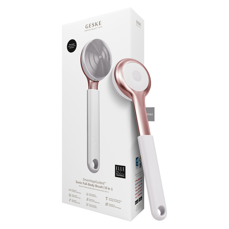 Ультразвукова щітка для всього тіла GESKE Sonic Full-Body Brush&Intensive Exfoliator 8в1 starlight