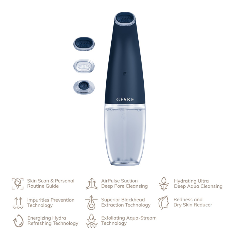 Очищуючий засіб для обличчя GESKE Aqua-Stream Face Cleanser 8в1 midnight