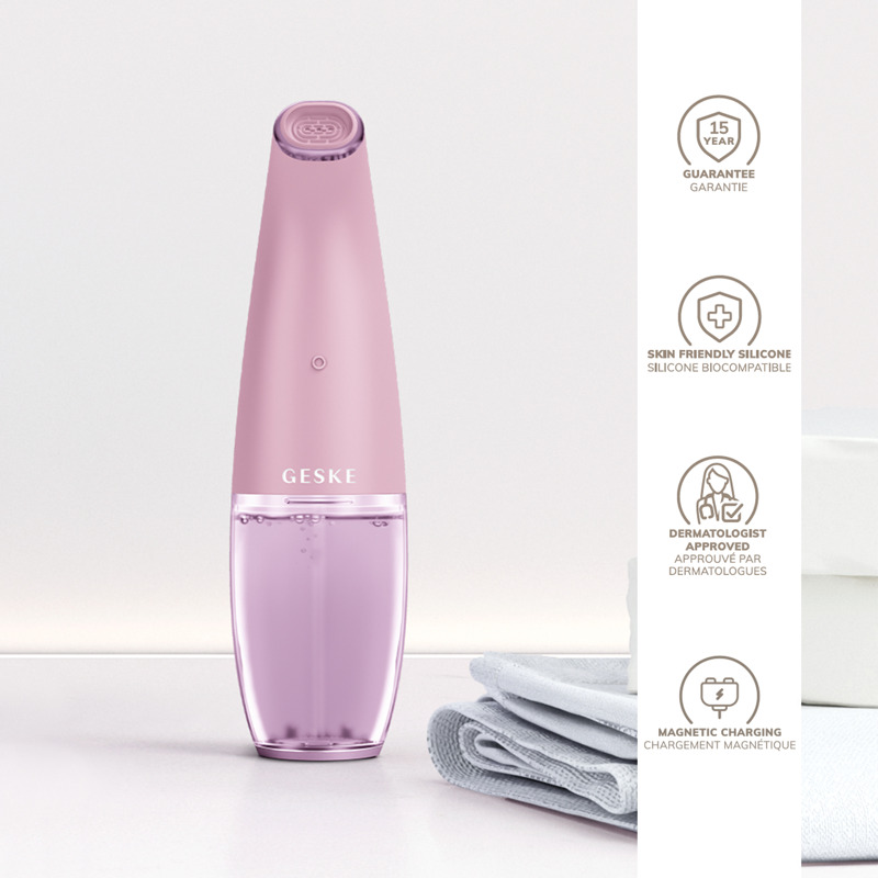 Очищуючий засіб для обличчя GESKE Aqua-Stream Face Cleanser 8в1 pink Очищуючий засіб для обличчя GESKE Aqua-Stream Face Cleanser 8в1 pink