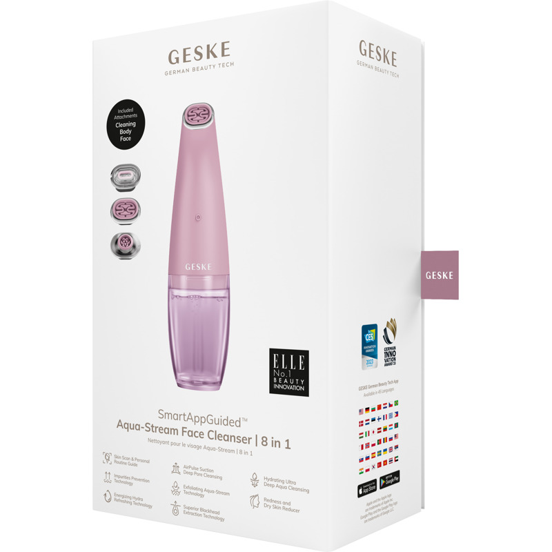 Очищуючий засіб для обличчя GESKE Aqua-Stream Face Cleanser 8в1 pink Очищуючий засіб для обличчя GESKE Aqua-Stream Face Cleanser 8в1 pink