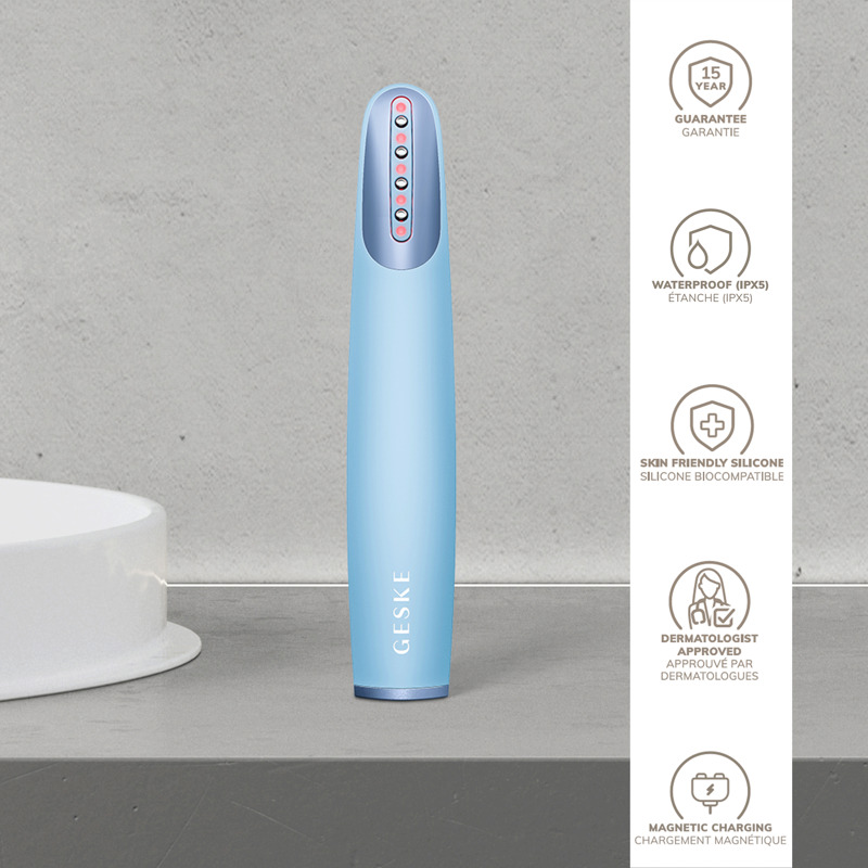 Устройство для укрепления и тонизации кожи лица GESKE Skin Firming Wand 7в1 aquamarine