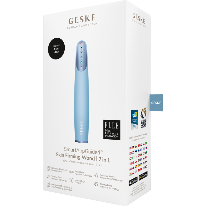 Устройство для укрепления и тонизации кожи лица GESKE Skin Firming Wand 7в1 aquamarine