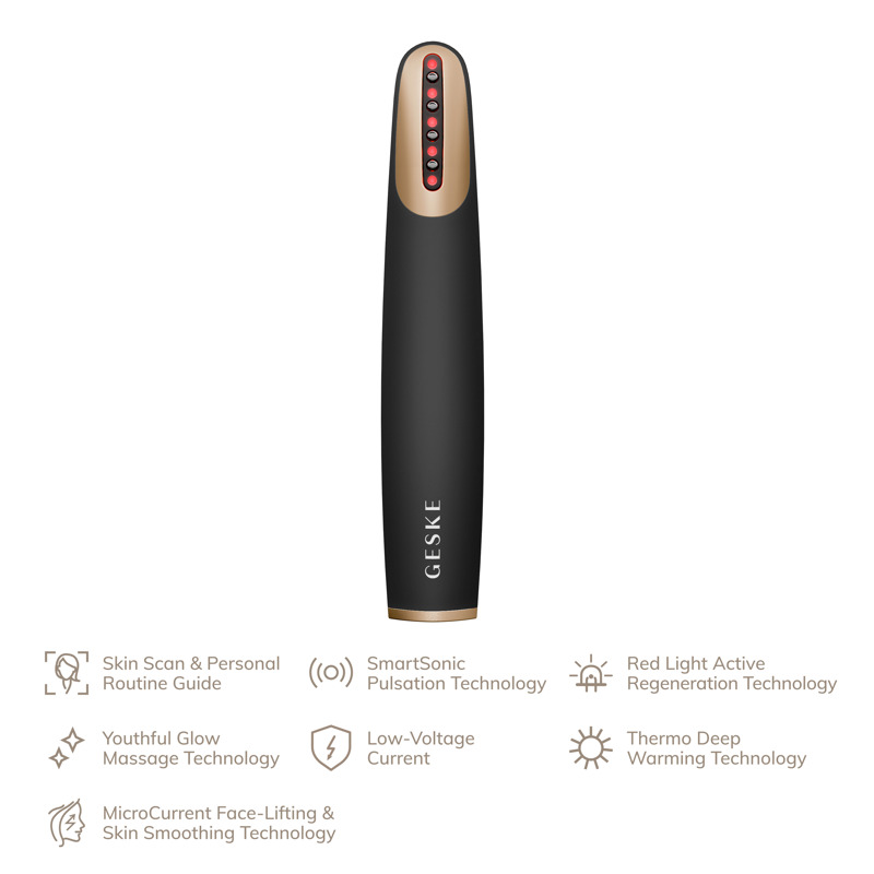 Устройство для укрепления и тонизации кожи GESKE Skin Firming Wand 7в1 gray