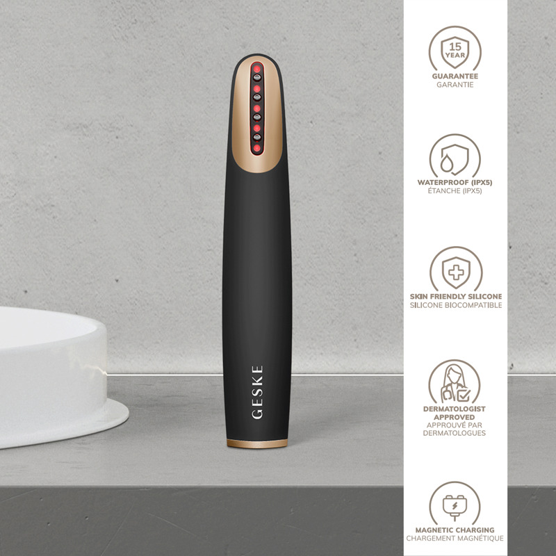 Устройство для укрепления и тонизации кожи GESKE Skin Firming Wand 7в1 gray