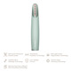 Пристрій для зміцнення і тонізації шкіри обличчя GESKE Skin Firming Wand 7в1 green