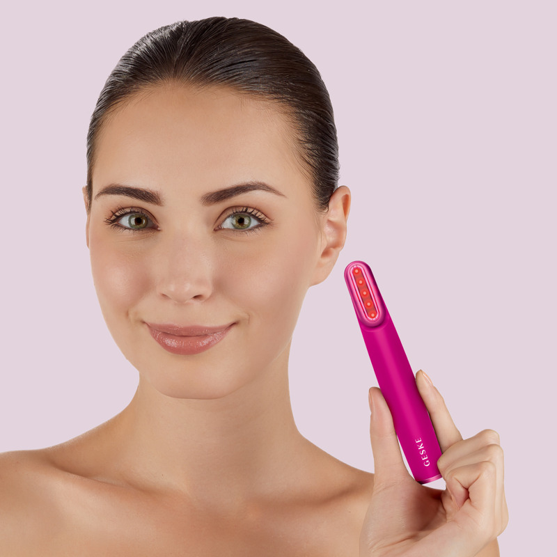 Устройство для укрепления и тонизации кожи с поворотной головкой GESKE Skin Firming Wand 7в1 magenta