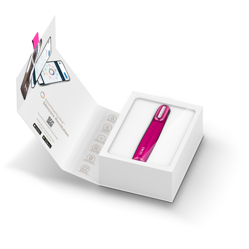 Устройство для укрепления и тонизации кожи с поворотной головкой GESKE Skin Firming Wand 7в1 magenta