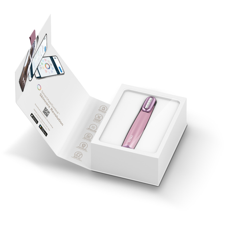 Устройство для укрепления и тонизации кожи с поворотной головкой GESKE Skin Firming Wand 7в1 pink