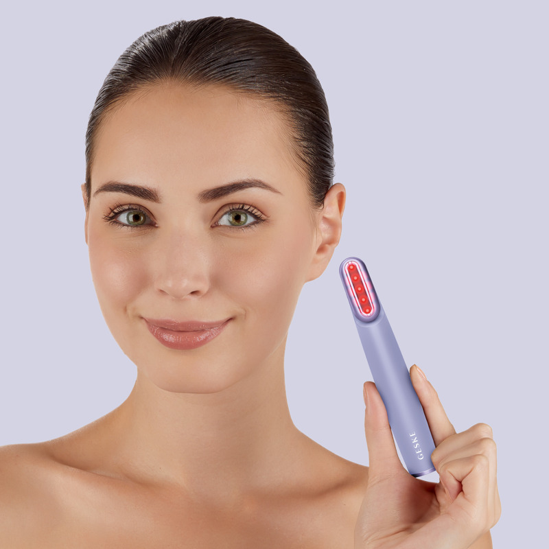 Устройство для укрепления и тонизации кожи лица с поворотной головкой GESKE Skin Firming Wand 7в1 purple