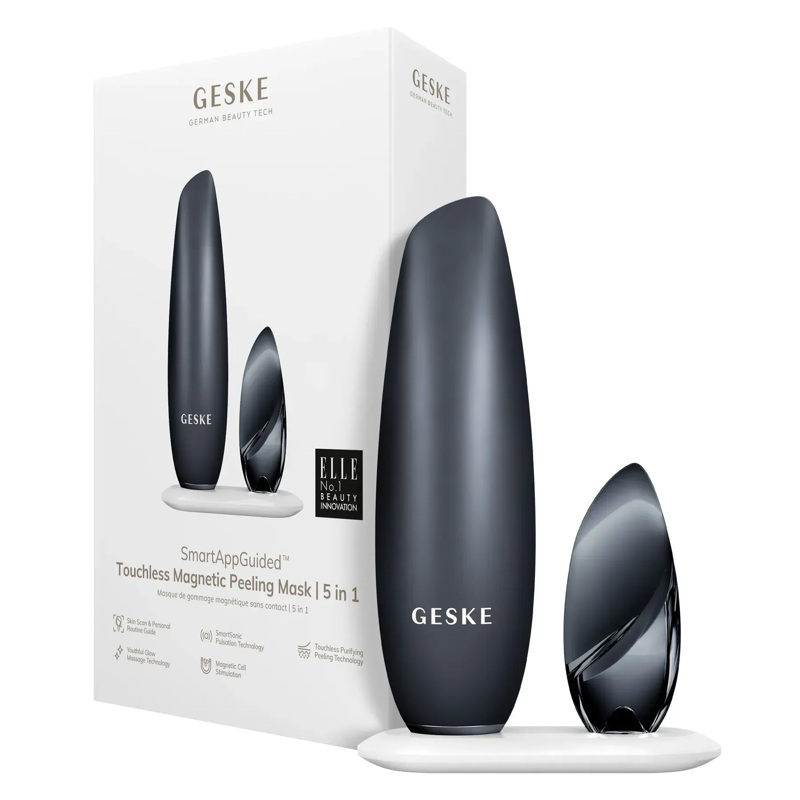 Бесконтактная магнитная пилинг маска GESKE Touchless Magnetic Peeling Mask 5 в 1 black