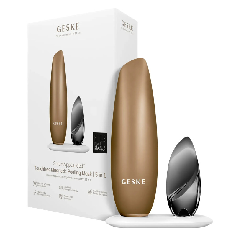 Бесконтактная магнитная пилинг маска GESKE Touchless Magnetic Peeling Mask 5 в 1 серый