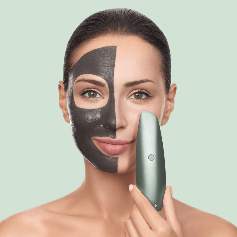 Бесконтактная магнитная пилинг маска GESKE Touchless Magnetic Peeling Mask 5 в 1green