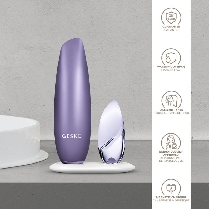 Бесконтактная магнитная пилинг маска GESKE Touchless Magnetic Peeling Mask 5 в 1 фиолетовый