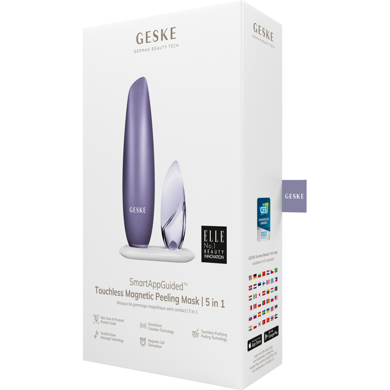 Бесконтактная магнитная пилинг маска GESKE Touchless Magnetic Peeling Mask 5 в 1 фиолетовый