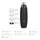 Мікродермабразійний пристрій для видалення чорних цяток GESKE MicroDermabrasion Blackhead Remover 7в1 gray