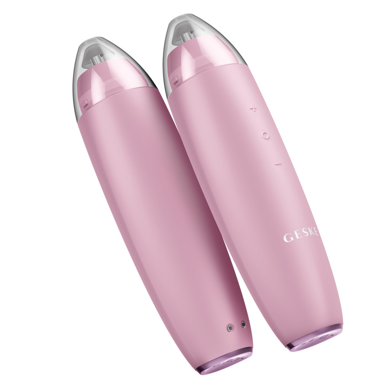 Мікродермабразійний пристрій для видалення чорних цяток GESKE MicroDermabrasion Blackhead Remover 7в1 pink