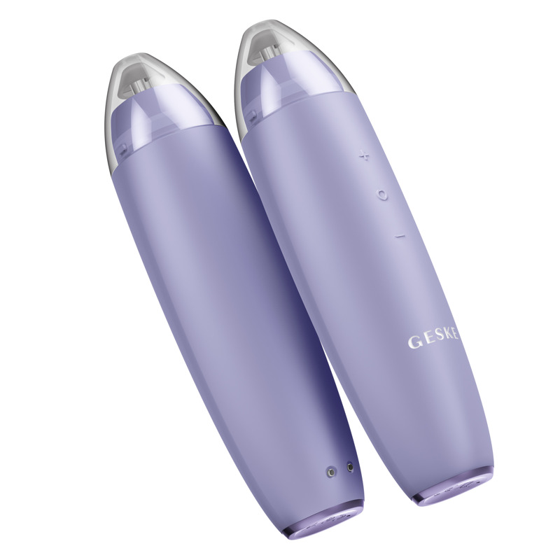 Мікродермабразійний пристрій для видалення чорних цяток GESKE MicroDermabrasion Blackhead Remover 7в1 purple