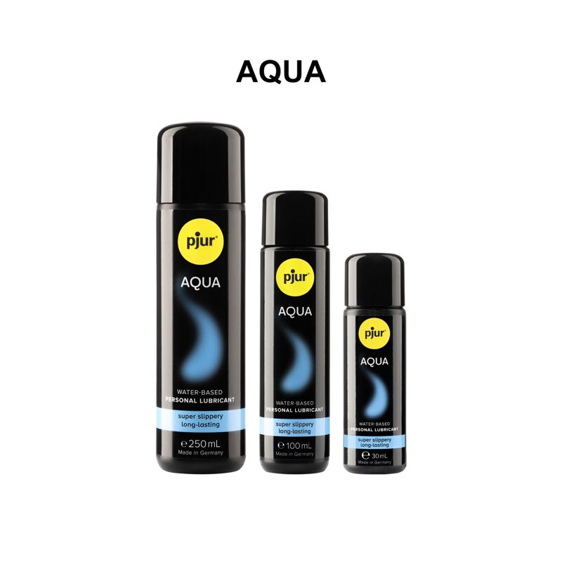 Лубрикант на водной основе pjur Aqua 250 мл, эффект бархатистой кожи без прилипания